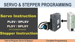Servo & Stepper Motor Programming  | PLSV, PLSY, DPLSV, DPLSY Instruction