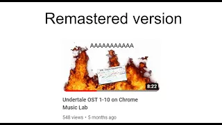 Undertale OST 1-10 in Chrome Music Lab (Remastered)