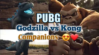 😍🤩❤Buddy Kong & Buddy Godzilla Companions First look PUBG Mob Trailer #youtube#thunkgaming#pubgmob