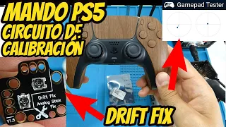 Mando PS5 Como Usar Circuito de Calibración // Eliminar Fallo Joystick con Drift Fix
