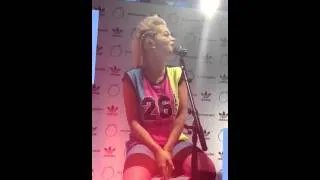 Rita ora - Black Widow Acoustic at Adidas launch