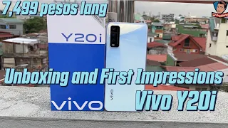 Vivo Y20i Unboxing and First Impressions - Filipino