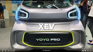 XEV YOYO Pro Elektroauto Testfahrt für Jung und Alt auf IAA 2023