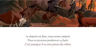 LE ROI LION - L'un des Nôtres (FR) Paroles