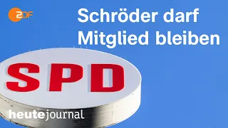 heute journal vom 08.08.2022 SPD, Schröder, Kriegsopposition Russland, Intensivpflege (українською)