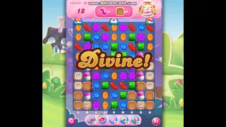 Candy Crush Saga Level 16588  (no booster  cause it let you, STUPID..