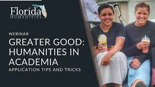 Greater Good: Humanities in Academia Informational Webinar January 2023