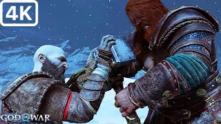 GOD OF WAR RAGNAROK PS5 Walkthrough Gameplay Part 3 - THOR Vs Kratos Boss Fight