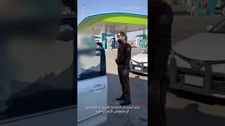 عبر #سناب_الداخلية |القوة الخاصة لأمن الطرق بالقصيم تتابع تطبيق الإجراءات الاحترازية بالطرق السريعة