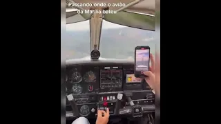 Passando onde o avião da Marília bateu. #Shorts