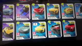 Asphalt 9: Legends Switch: My Garage, inventory, and blueprints