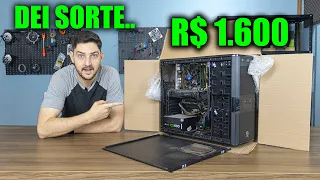 ACHEI ESSE PC GAMER POR 1.600 REAIS NO MERCADO LIVRE, TIRANDO A SUJEIRA TÁ ÓTIMO!