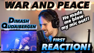 Dimash Qudaibergen - War And Peace (Live in Kiev) FIRST REACTION! (HE MADE ME BLOW MY MIC OUT!!!)