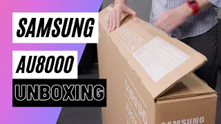 Samsung AU8000 Unboxing And First Look