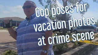 Crime scene video on location gulfport Florida on the beach 1st amendment audit cops LivePD