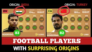 Footballers with SURPRISING ORIGINS You didn’t know about! 😱 🤯 ft. Rodrigo, Van Dijk, Ronaldo....