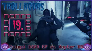 GTA 5 RP Trollkodás - 19. rész - Csimpi DARA RP és Kopter DB 🐵👨‍🦲