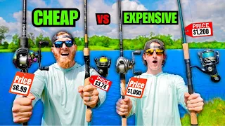 1v1 CHEAPEST vs MOST EXPENSIVE Fishing CHALLENGE (DISGUSTING Punishment)