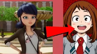 MLB react to Marinette as Uraraka||Gacha||miraculous ladybug||