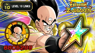 100% EZA F2P PHY TIENCHA (YAMHAN) LEVEL 10 LINKS + STICKER! Dragon Ball Z Dokkan Battle