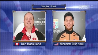 2018 WBMC Singles Final   Rafiq Ismail (Malaysia) vs Dan McLelland (Canada)