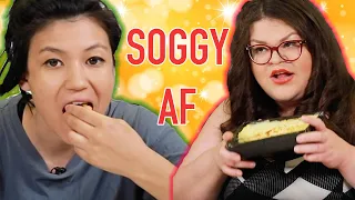 Kristin And Jen Try Every Trader Joe's Holiday Food | Kitchen & Jorn