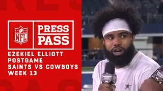 Ezekiel Elliott on Snapping Saints 10 Game Win Streak, "We run and we hit"