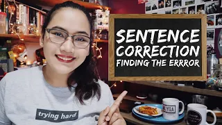 Sentence Correction Tips - Finding the Error - CSE and UPCAT Review