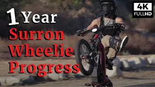 1 Year Wheelie Progression // SURRON X // Wheelie Edit