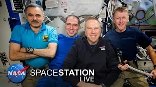 Space Station Live: Nutrition, Genetics and Vision in Space