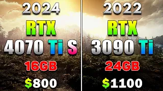 RTX 4070 Ti SUPER 16GB vs RTX 3090 Ti 24GB | PC Gameplay Tested