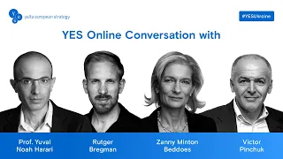 Yuval Noah Harari, Rutger Bregman, Zanny Minton Beddoes and Victor Pinchuk | YES Online Conversation