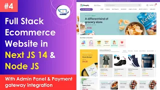 #4 Build a Full Stack E-Commerce Website with Next.js 14, Node JS, Mongo Db, with Admin Panel  🔥🔥🔥