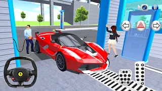 New Sport Car Ferrari Gas Station & Auto Repair Shop - 3D Driving Class 2024 - Android Gameplay 4K