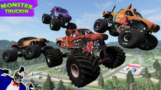 Monster Truck Mud Battle #7 | BeamNG Drive | Mace Mace Tv