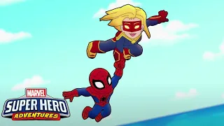 Top 5 des moments de Spider-Man avec ses super amis | Compilation "Marvel Super Hero Adventures"