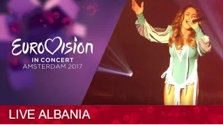 Lindita- World (Eurovision Albania 2017) LIVE @Eurovision in Concert (Amsterdam)