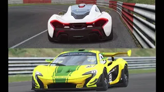 Mclaren P1 and P1 GTR Spirit Hot Lap at Nurburgring Nordschleife