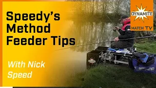 Match Fishing: Method Feeder Fishing Tips with Nick Speed