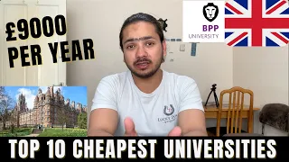 Top 10 Affordable Universities For International Students In UK 🇬🇧 #uk #top10universities #top10