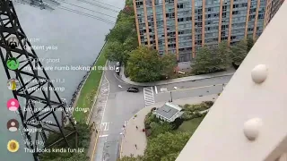 Smooth Sanchez climbs Queensboro Bridge