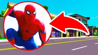 SpiderMan was ADDED to Roblox Brookhaven!