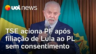 TSE aciona PF após filiação de Lula ao PL de Bolsonaro sem consentimento