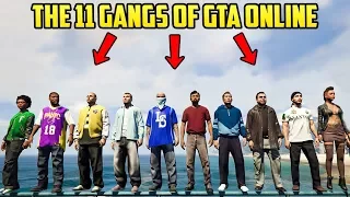 GTA 5 DID YOU KNOW? - The 11 Gangs of GTA Online in Los Santos!