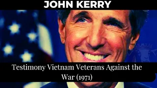 John Kerry : Testimony Vietnam Veterans Against the War Full Speech (1971)