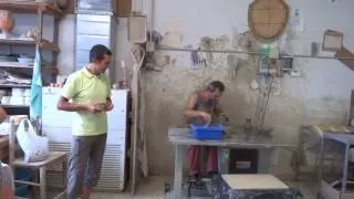 Italian Ceramic Factory in Deruta, Italy