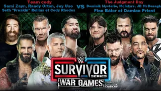 Résultat wwe Survivor Series WarGames 2023