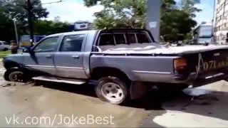 Авто ПРИКОЛЫ и неудачи 2014 Август FAIL Compilation Car  August #61