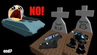 Railgun Tank vs Swat vs Mecha Base [END?] - Tower Defense Simulator [Roblox] memes