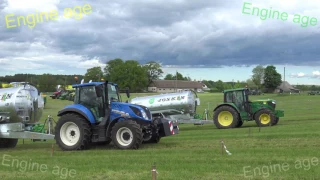 New Holland vs John Deere | Tractor Show || Tractor Drag Race